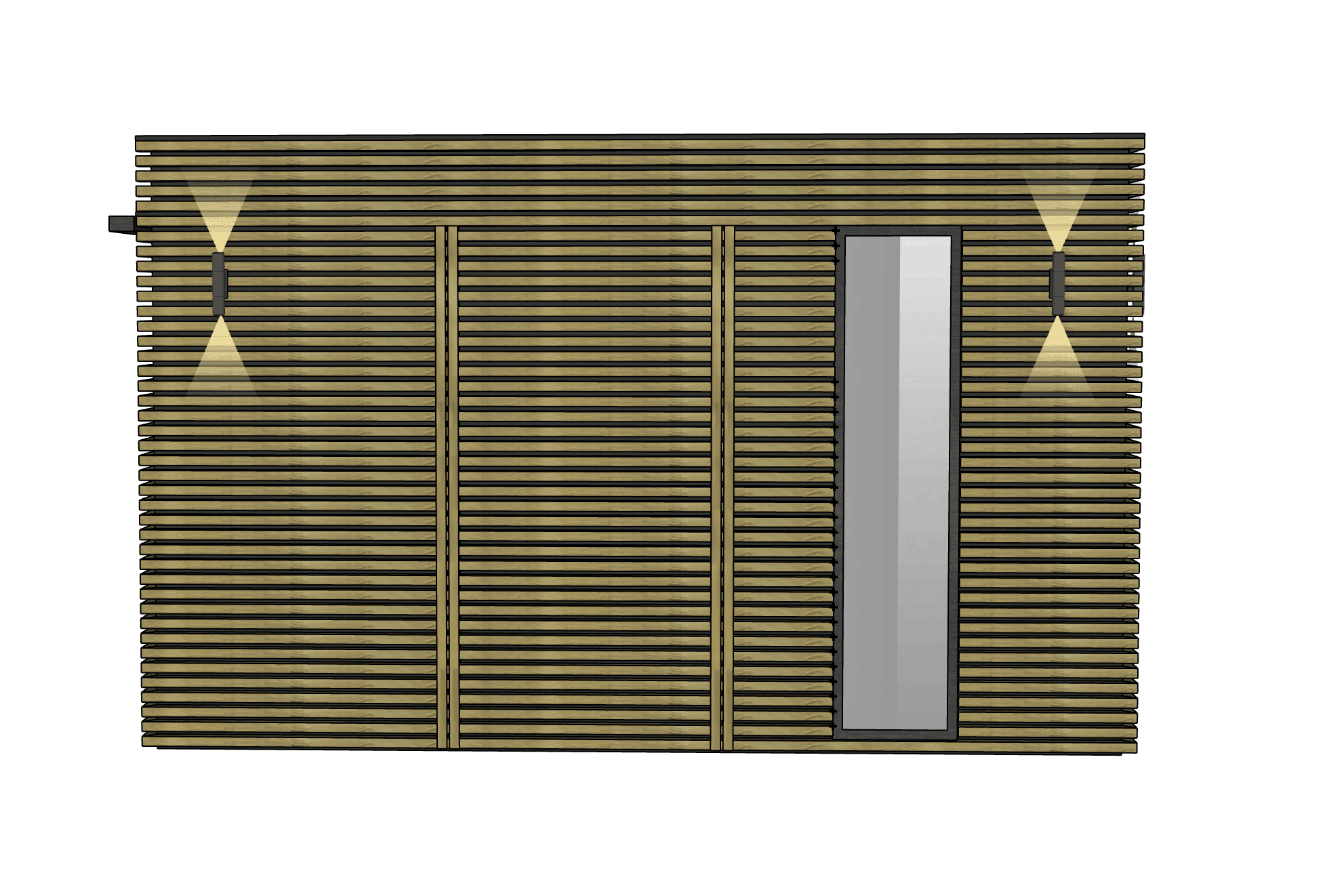 Záhradný domček - Cubic