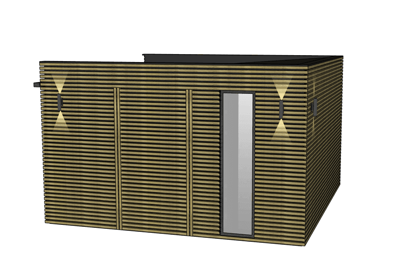 zahradný domček cubic