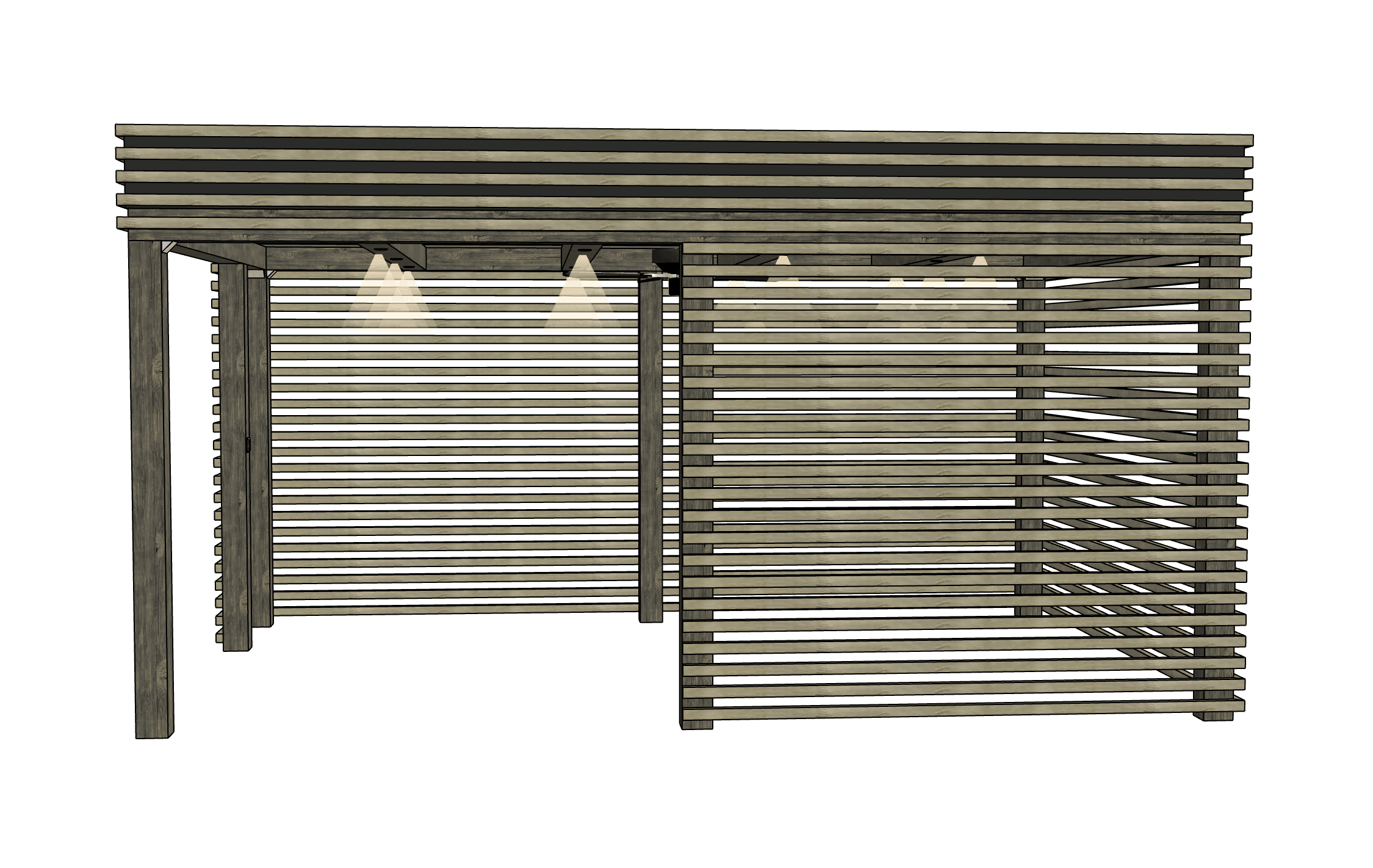 Záhradný domček - Open Field Zone